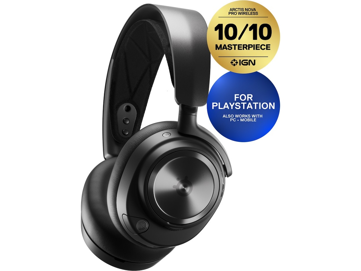 SteelSeries Arctis Nova Pro Wireless Gamingheadset PC/PS5 (svart) -B-Grade Demo headset