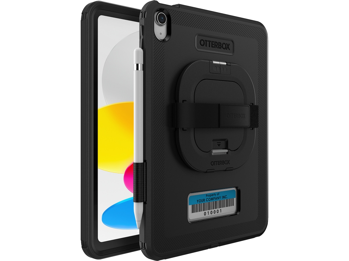 OtterBox iPad (10:e gen) Defender skal (svart) med rem - ProPack Skydd