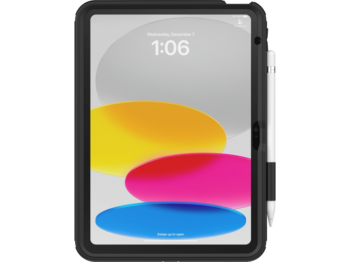 OtterBox iPad (10:e gen) Defender skal (svart) med rem - ProPack Skydd