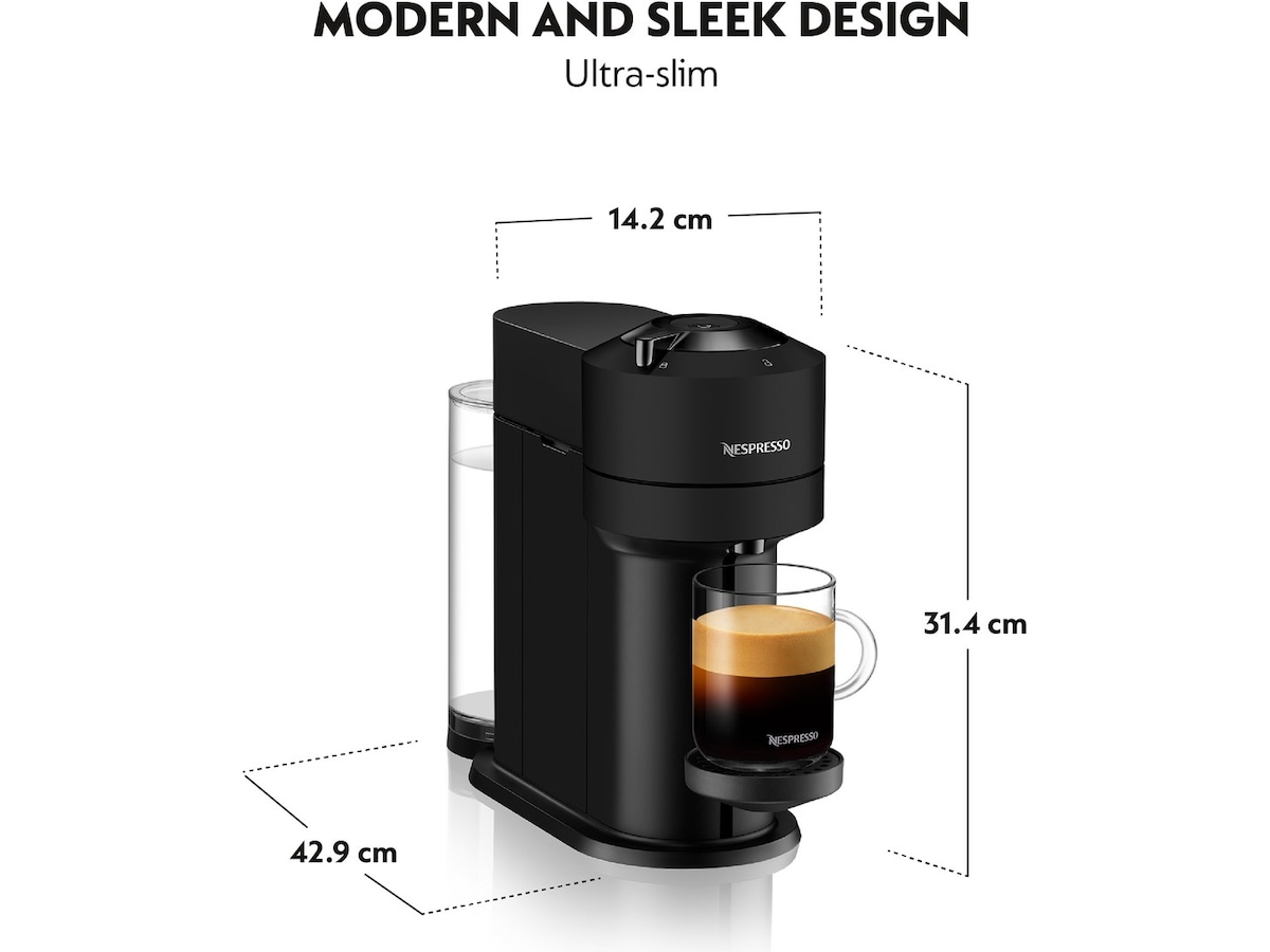 Nespresso Vertuo Next by De'Longhi Kapselmaskin (svart) -B-Grade Demo hem & hushåll