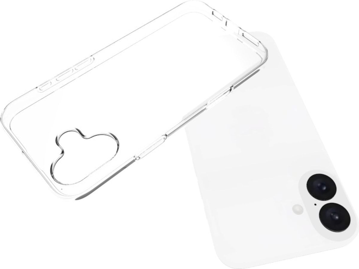 iiglo iPhone 16 Plus Silikonskal (transparent) Mobilskal