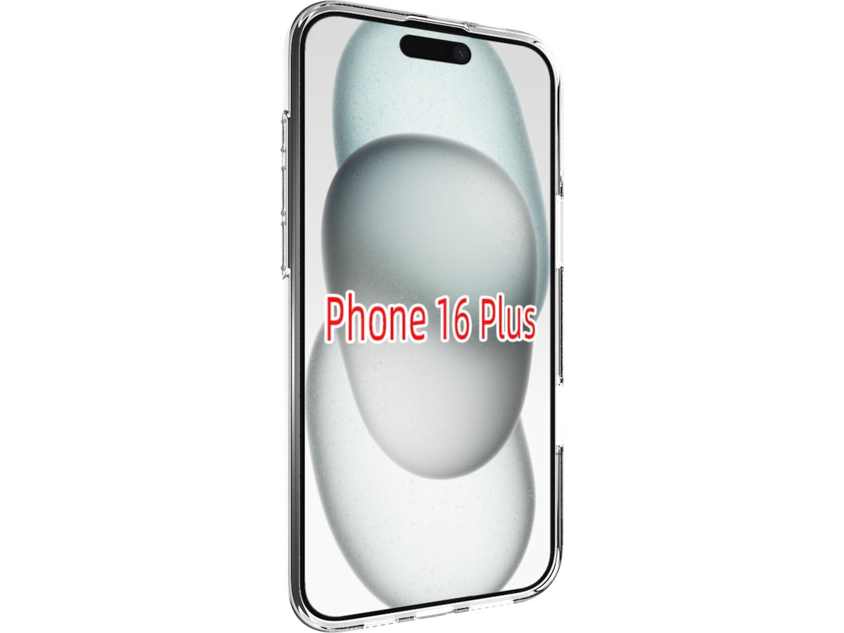 iiglo iPhone 16 Plus Silikonskal (transparent) Mobilskal