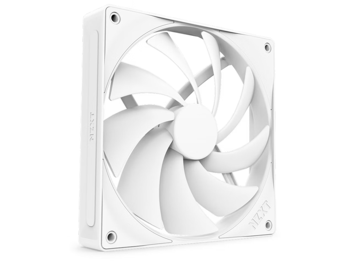 NZXT F140Q Quiet Airflow Fläkt (vit)