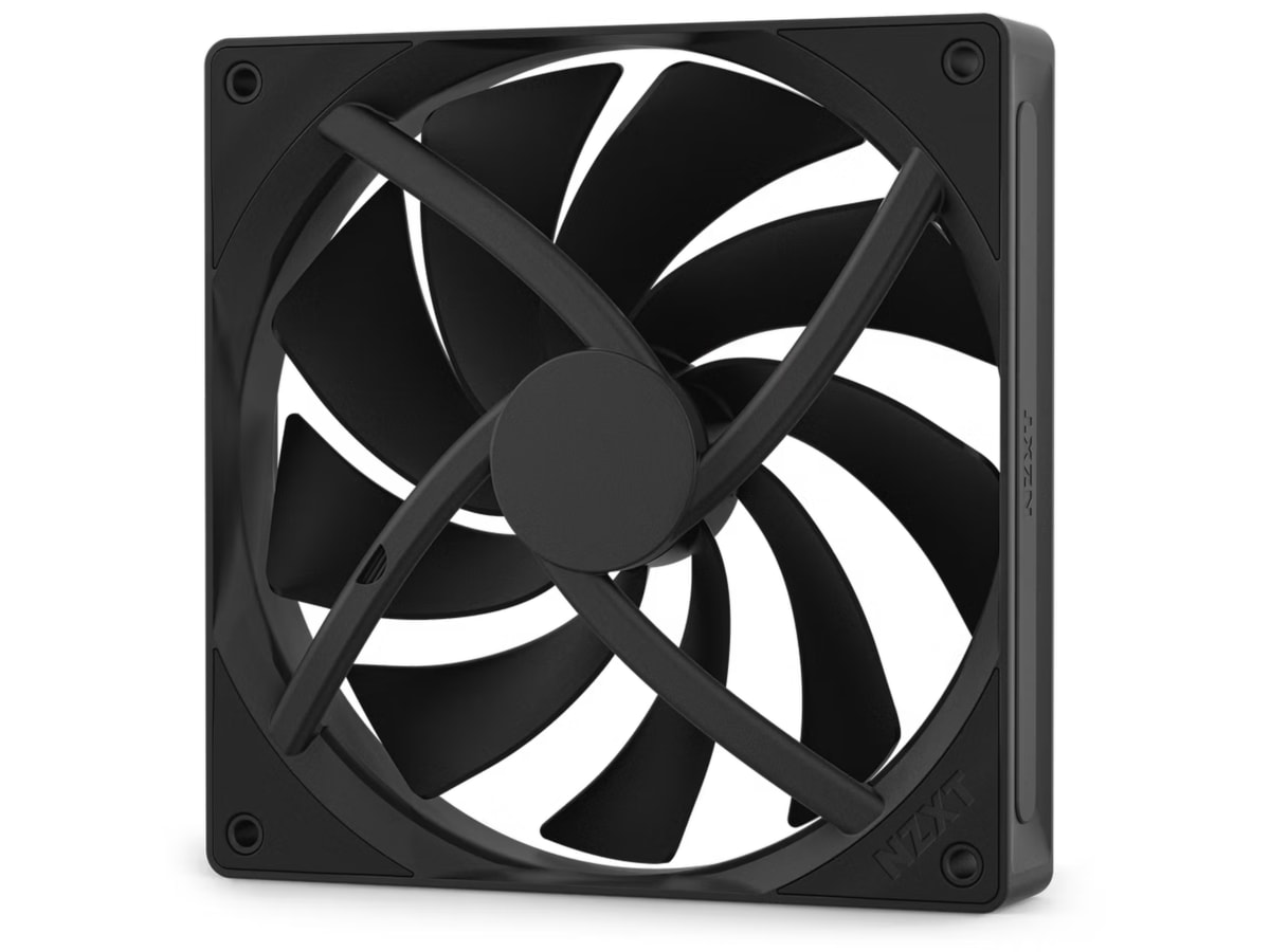 NZXT F140Q Quiet Airflow Fläkt (svart) Fläkt