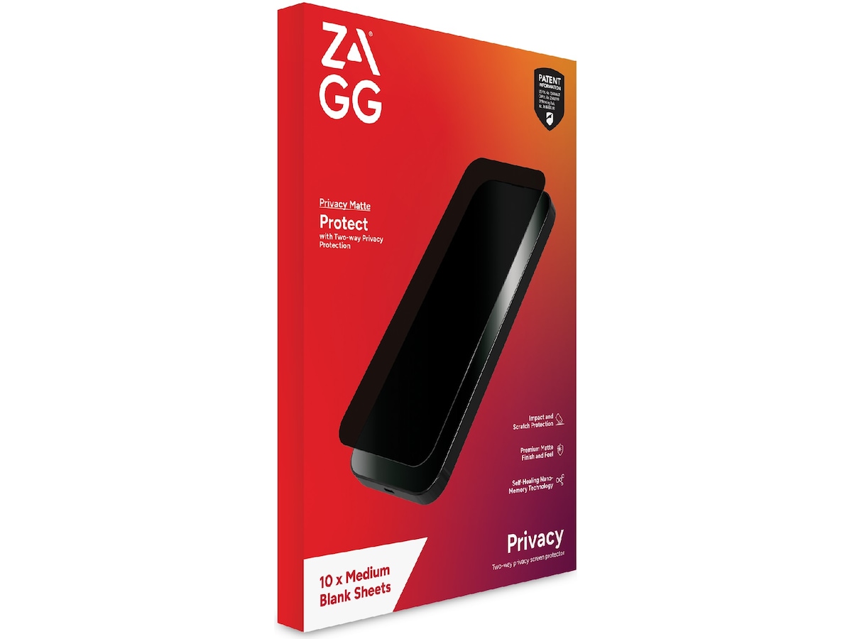 Zagg Privacy Filter Skärmskydd - Medium Skärmskydd surfplattor