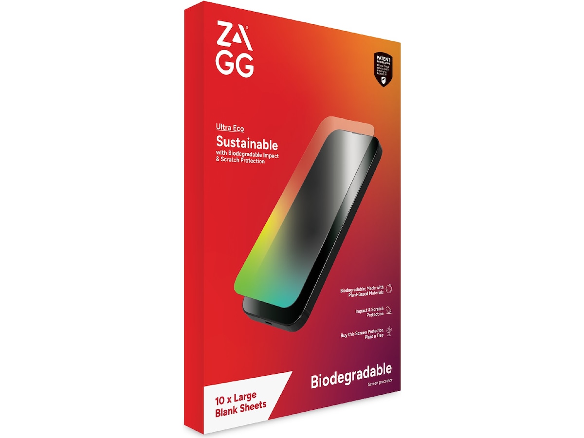 Zagg Ultra ECO Skärmskydd - Large Skärmskydd surfplattor