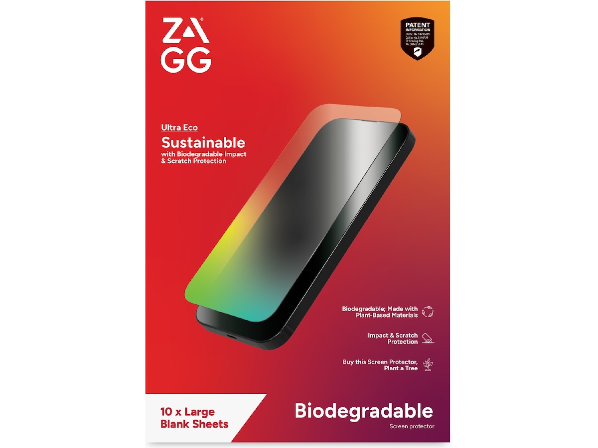 Zagg Ultra ECO Skärmskydd - Large Skärmskydd surfplattor