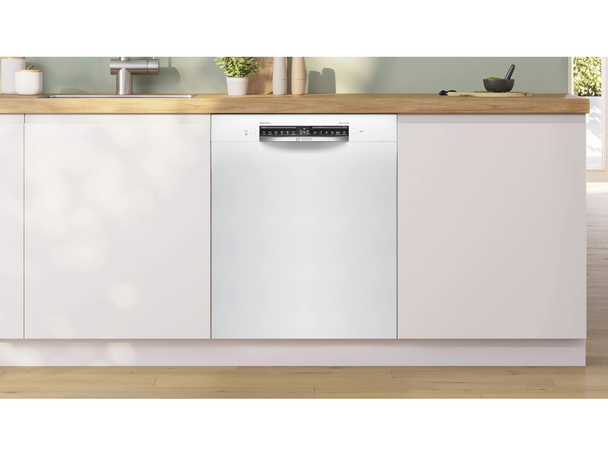 Bosch Serie 4 SMU4HMW01S Diskmaskin (vit) Underbyggd diskmaskin