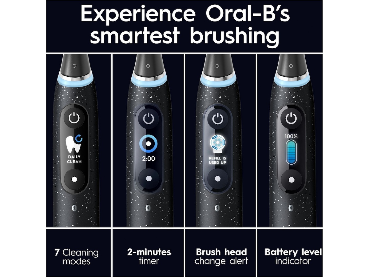 Oral-B iO 10 elektrisk tandborste (svart) Eltandborste