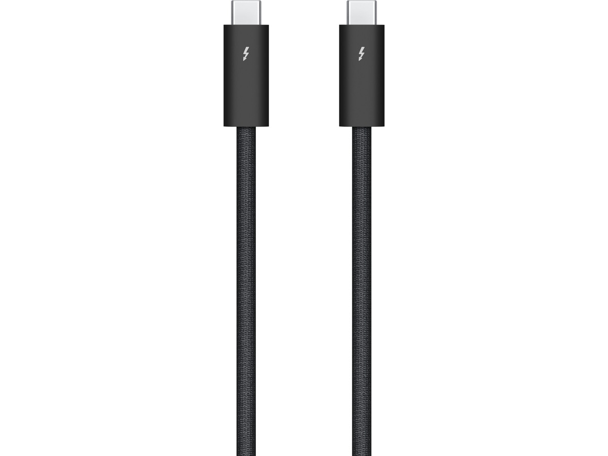 Apple Thunderbolt 4 Pro kabel 3m (svart) Adaptrar och kablage
