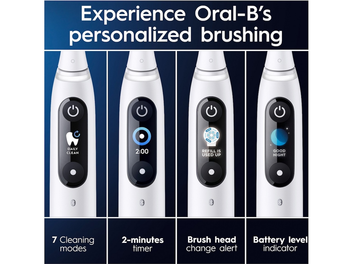 Oral-B iO 9 elektrisk tandborste (vit) Eltandborste