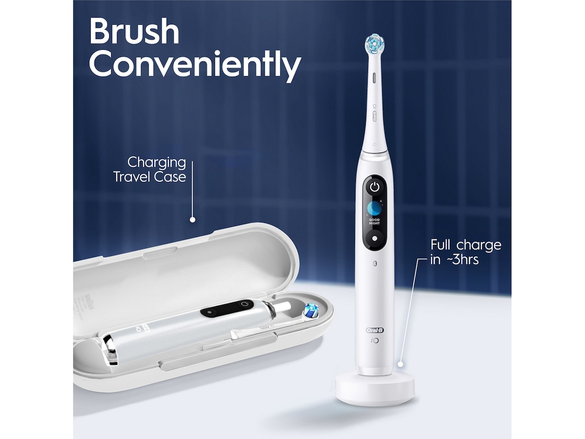 Oral-B iO 9 elektrisk tandborste (vit) Eltandborste