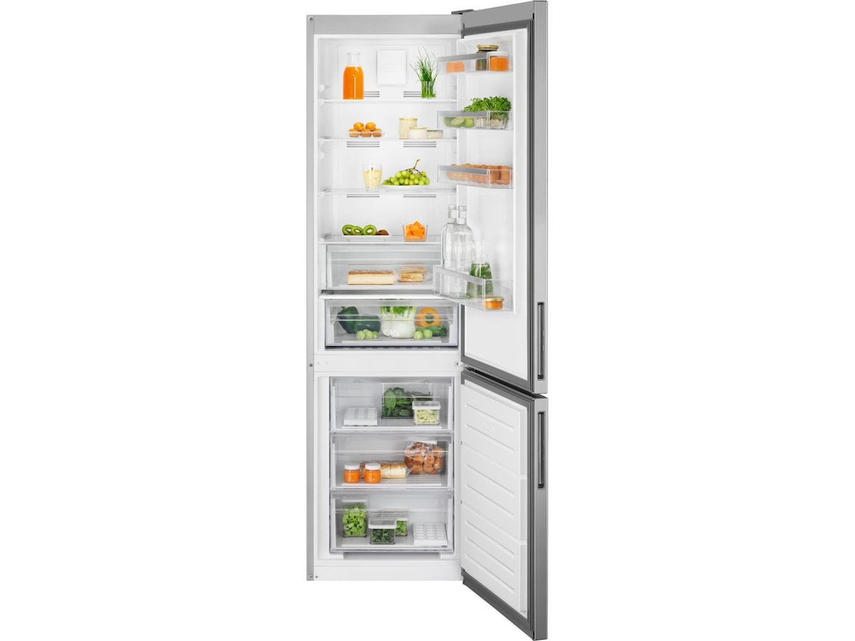 Electrolux LNT6ME36U2 600 TwinTech No Frost kyl/frys (grå) Kyl & frys kombiskåp