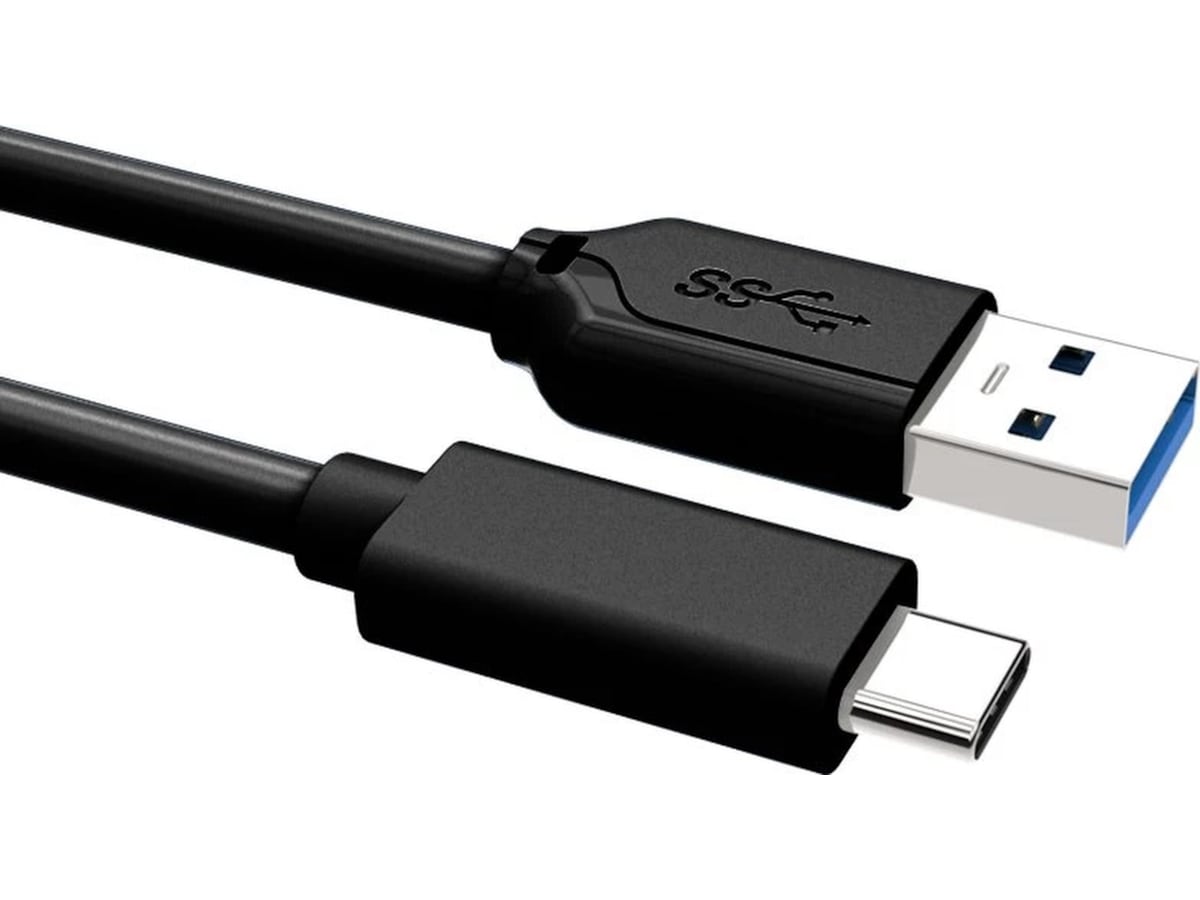 Andersson USB-C till USB-A kabel 1m (svart)