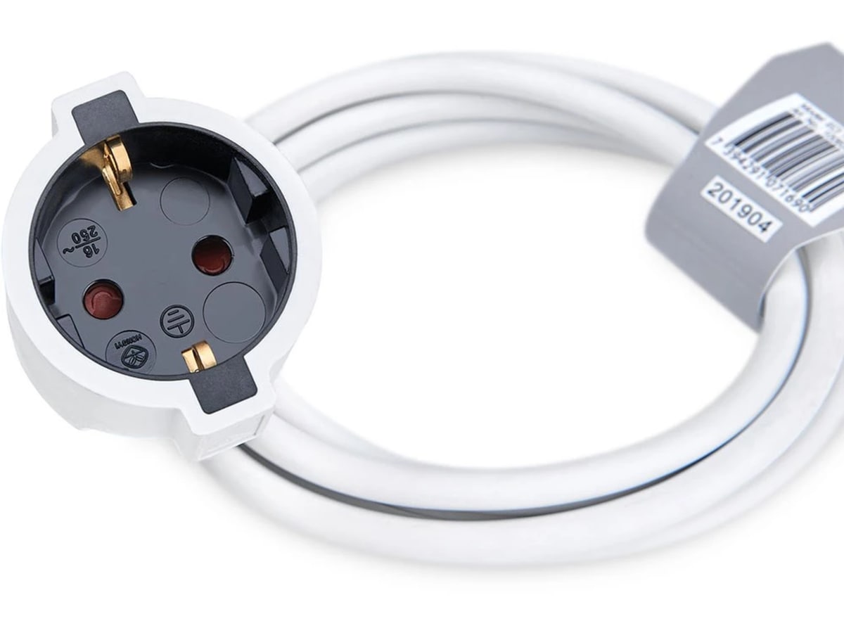 Andersson Förlängningssladd 5m (vit) Förlängningskabel & förgrening