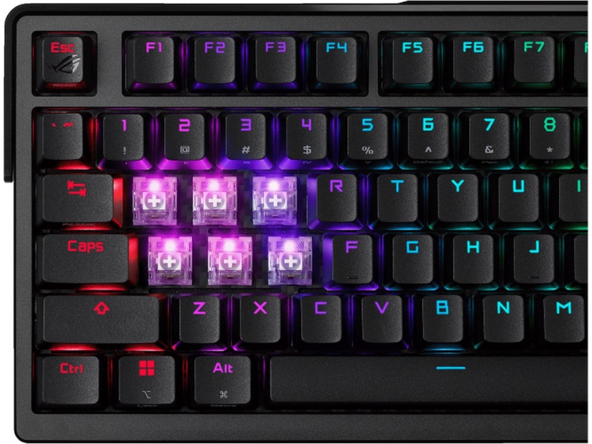 ASUS ROG Azoth Extreme RGB trådlöst speltangentbord (svart) Gamingtangentbord