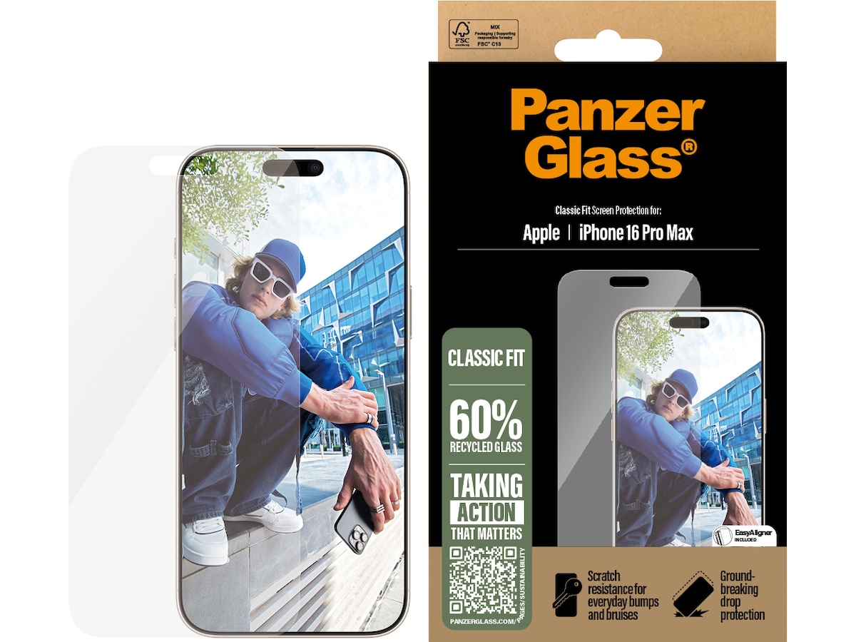 PanzerGlass iPhone 16 Pro Max skärmskydd Skärmskydd mobiltelefon