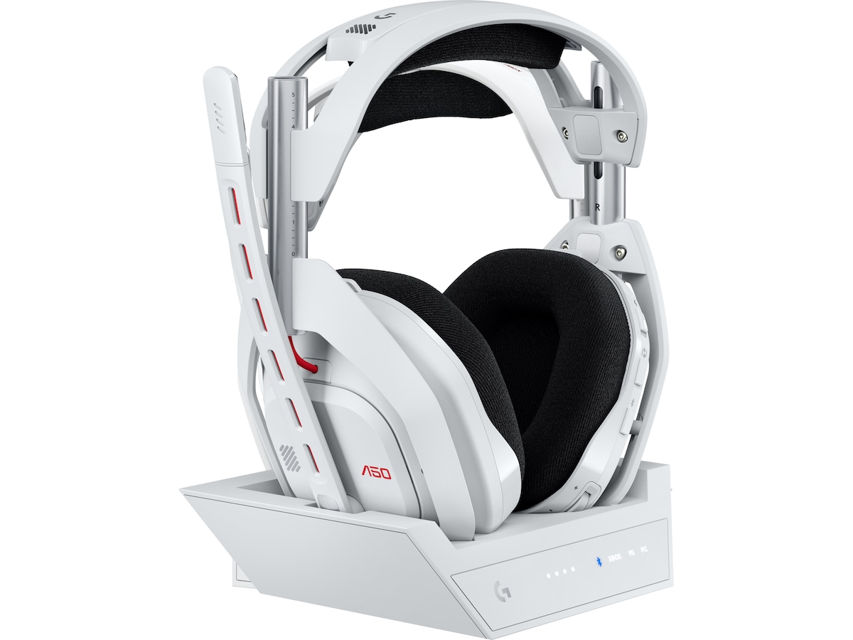 Logitech Astro A50 Lightspeed Trådlöst Gamingheadset (vit) Gamingheadset