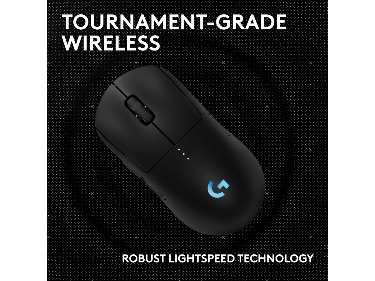 Logitech PRO 2 Lightspeed Trådlös Gamingmus (svart) Gamingmus