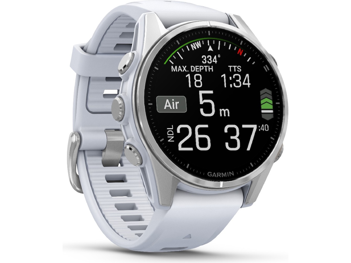 Garmin fenix 8 AMOLED 43mm GPS (stainless steel/whitestone) Smartwatches
