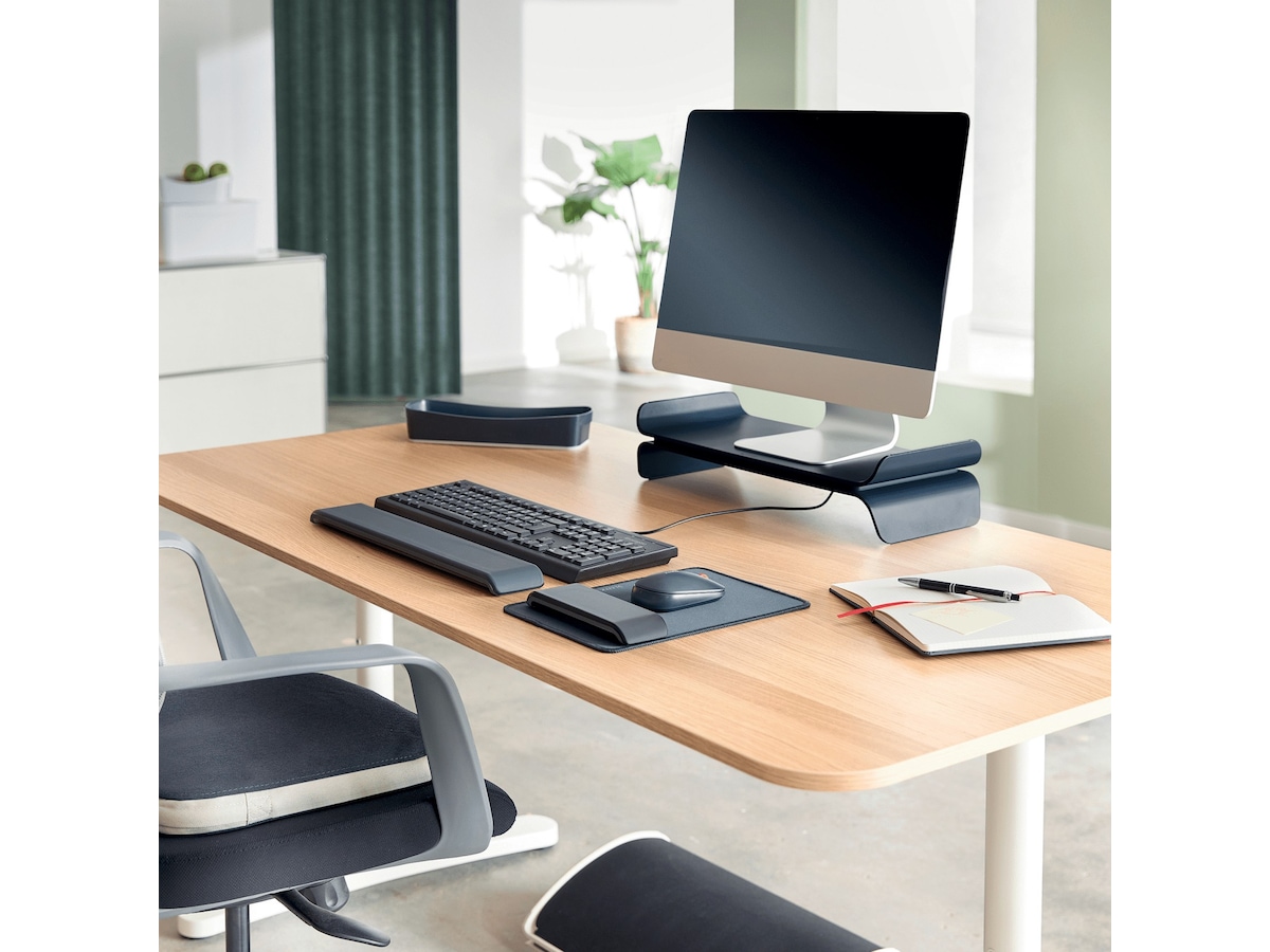 Leitz Active Wobble sittkudde med överdrag (mörkgrå) Sittdyna