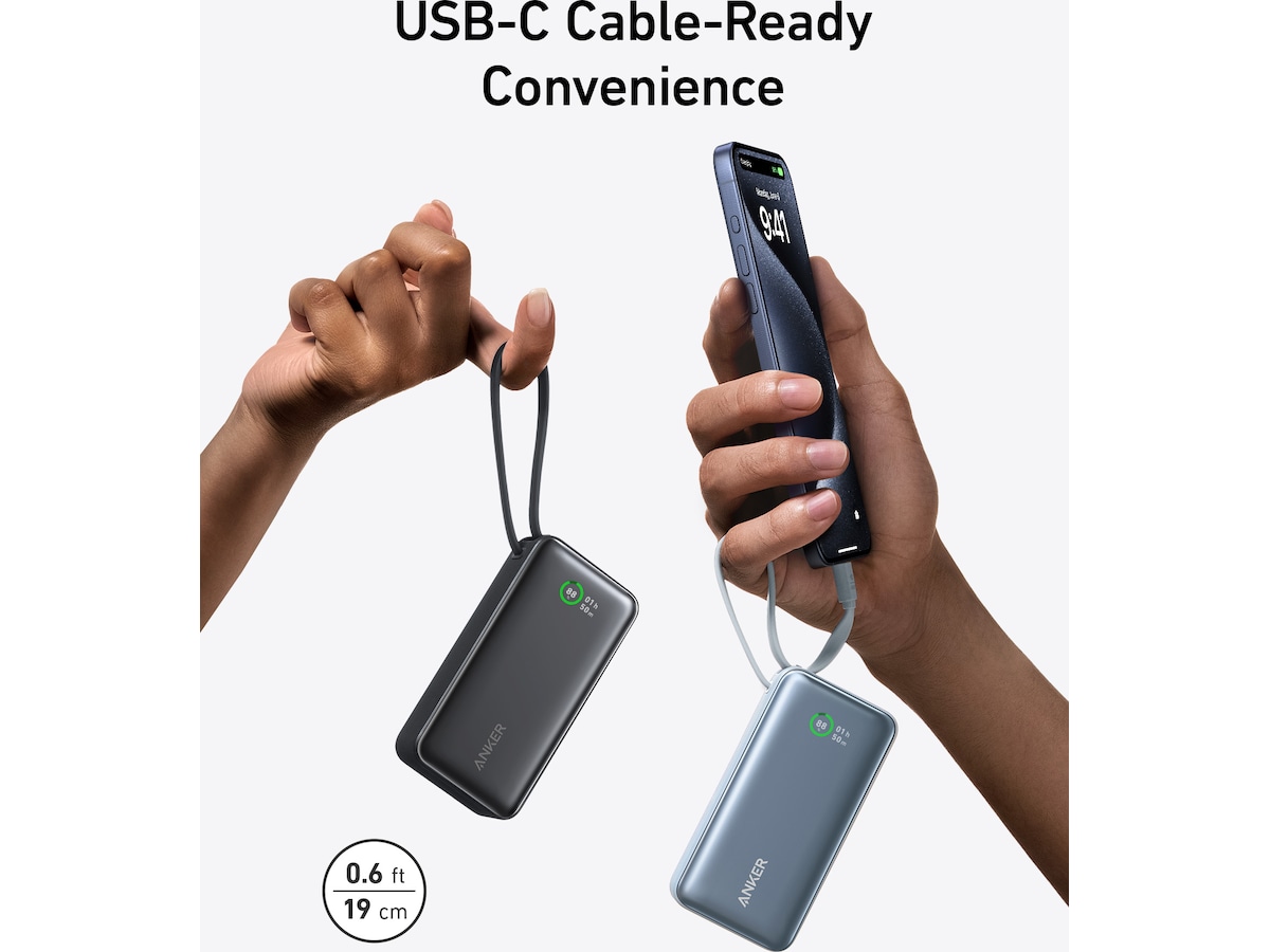 Anker 545 Nano Powerbank 10000mAh (svart) Powerbank