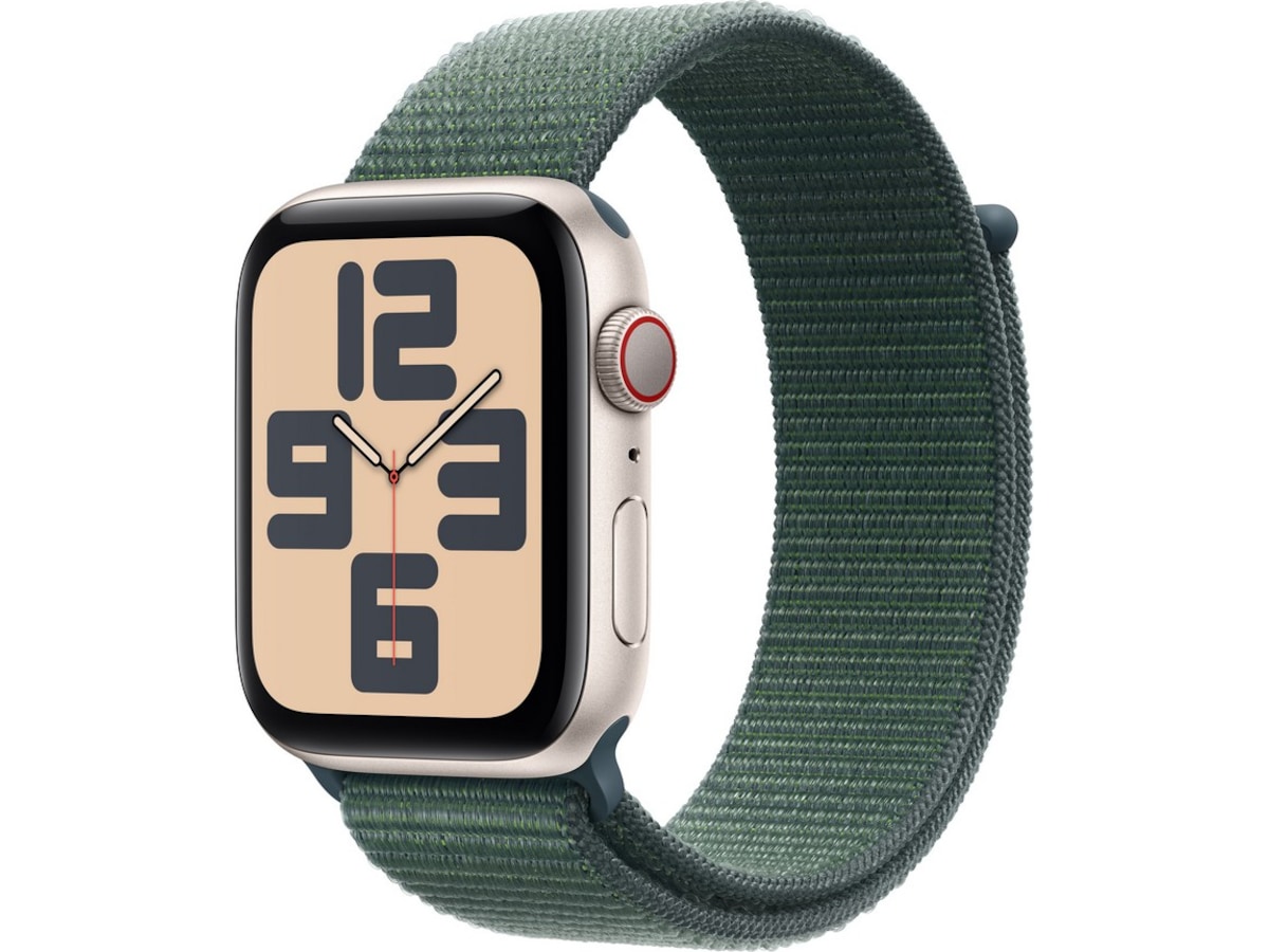 Apple Watch SE 44mm GPS + LTE Aluminium (stjärnglans) Smartwatches