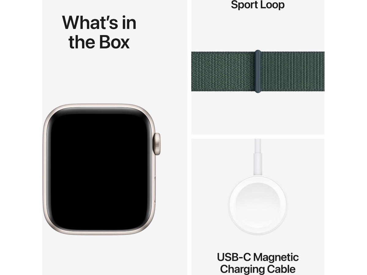 Apple Watch SE 44mm GPS + LTE Aluminium (stjärnglans) Smartwatches