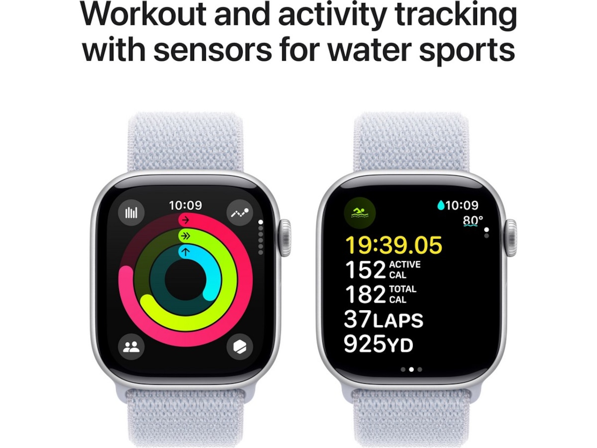 Apple Watch Series 10 GPS 42mm Aluminium (silver) Smartwatches