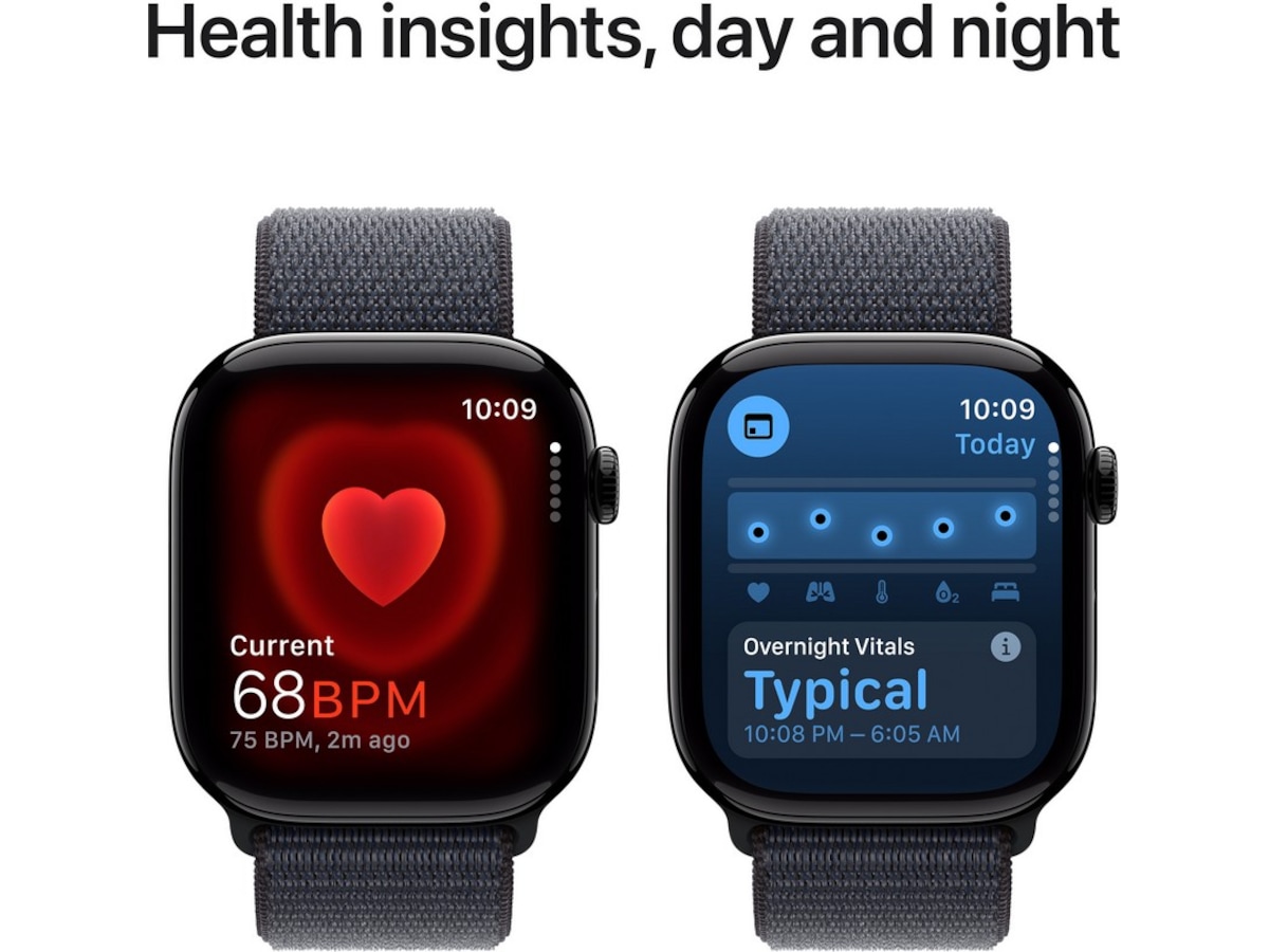 Apple Watch Series 10 46mm GPS Aluminium (gagatsvart) Smartwatches