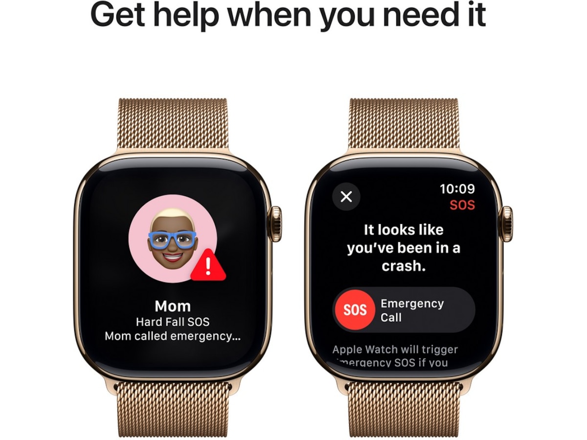 Apple Watch Series 10 46mm GPS + LTE Titan (guld) Smartwatches