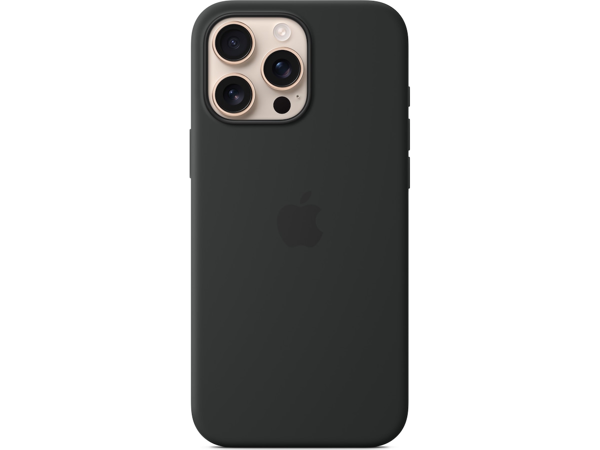 Apple iPhone 16 Pro Max Silikonskal (svart)