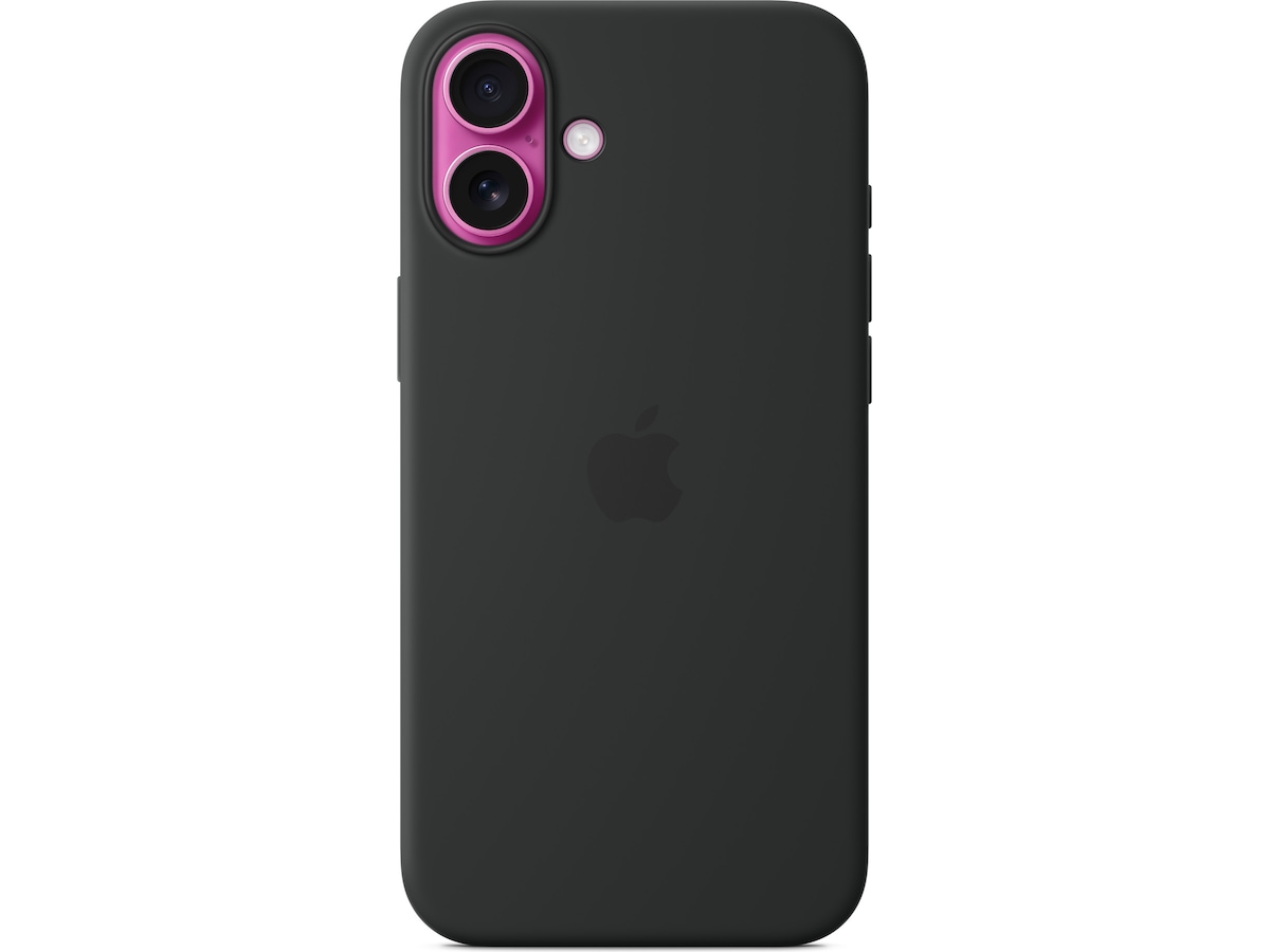 Apple iPhone 16 Plus Silikonskal (svart) Mobilskal