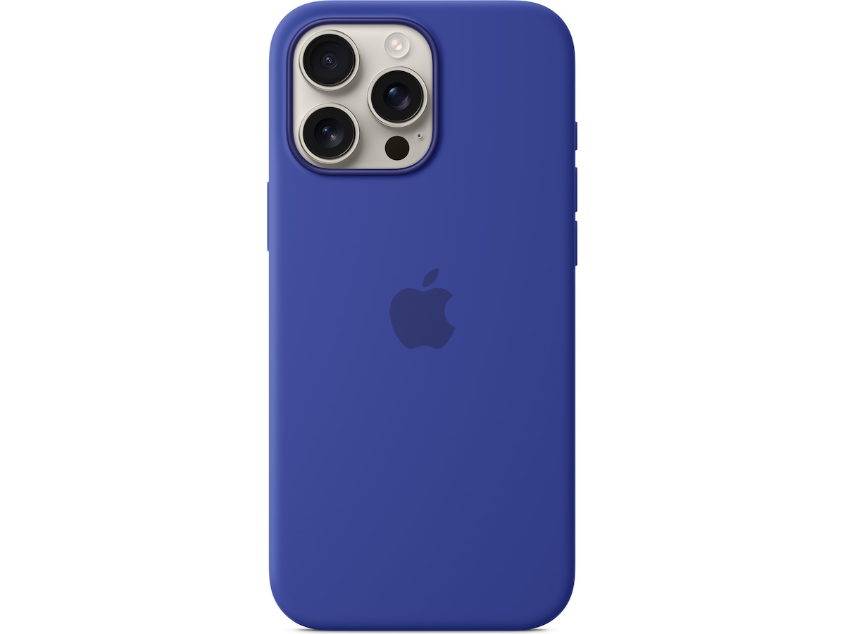 Apple iPhone 16 Pro Max Silikonskal (ultramarin) Mobilskal