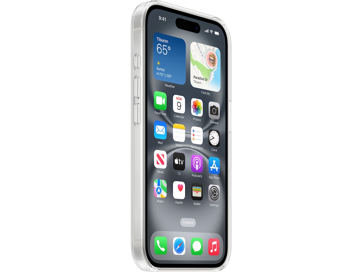 Apple iPhone 16 Transparent Skal (transparent) Mobilskal