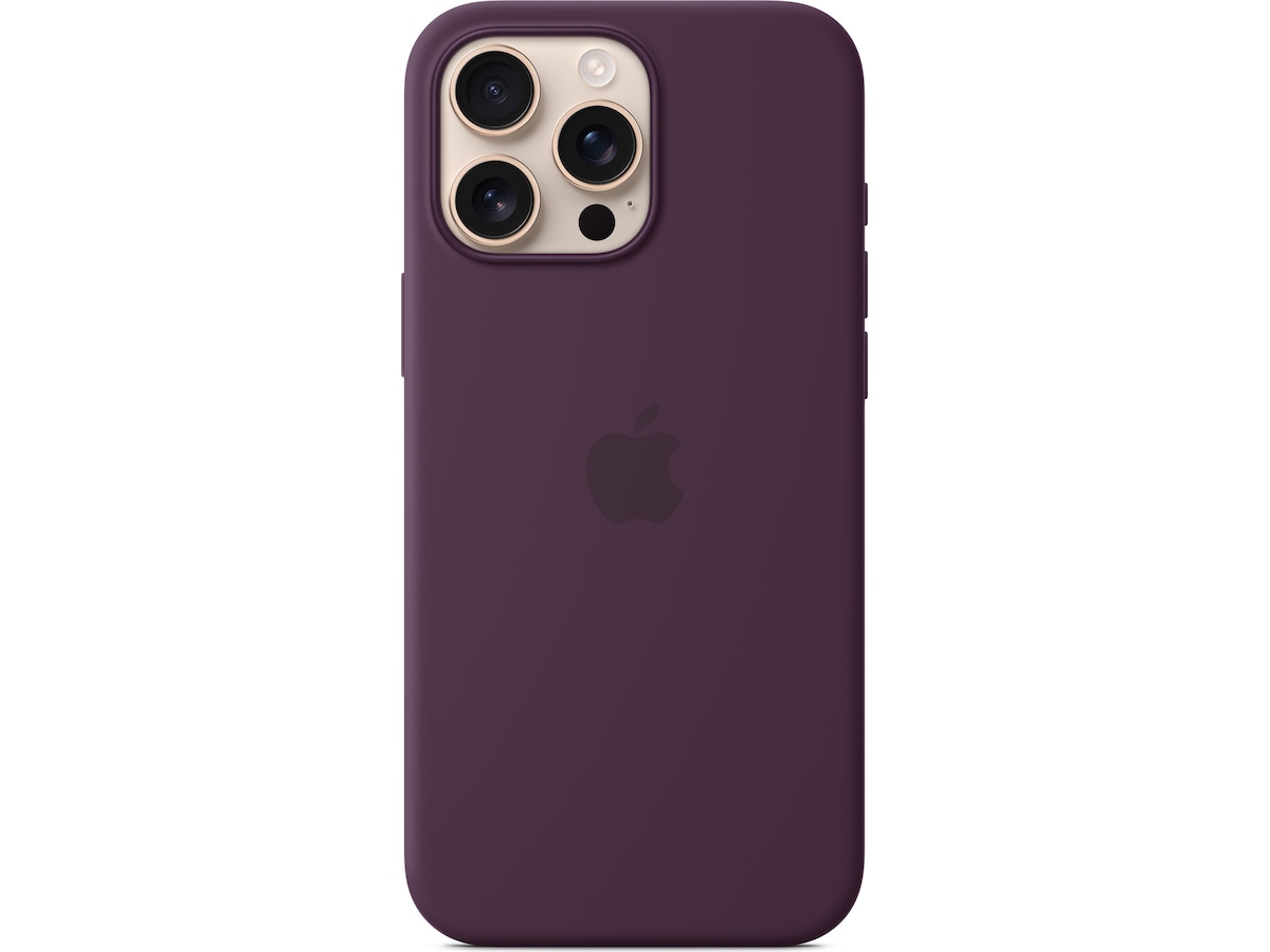 Apple iPhone 16 Pro Max Silikonskal (plommon) Mobilskal