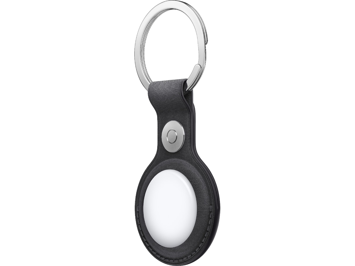 Apple AirTag FineWoven-nyckelring (svart) Bluetooth tracker & GPS