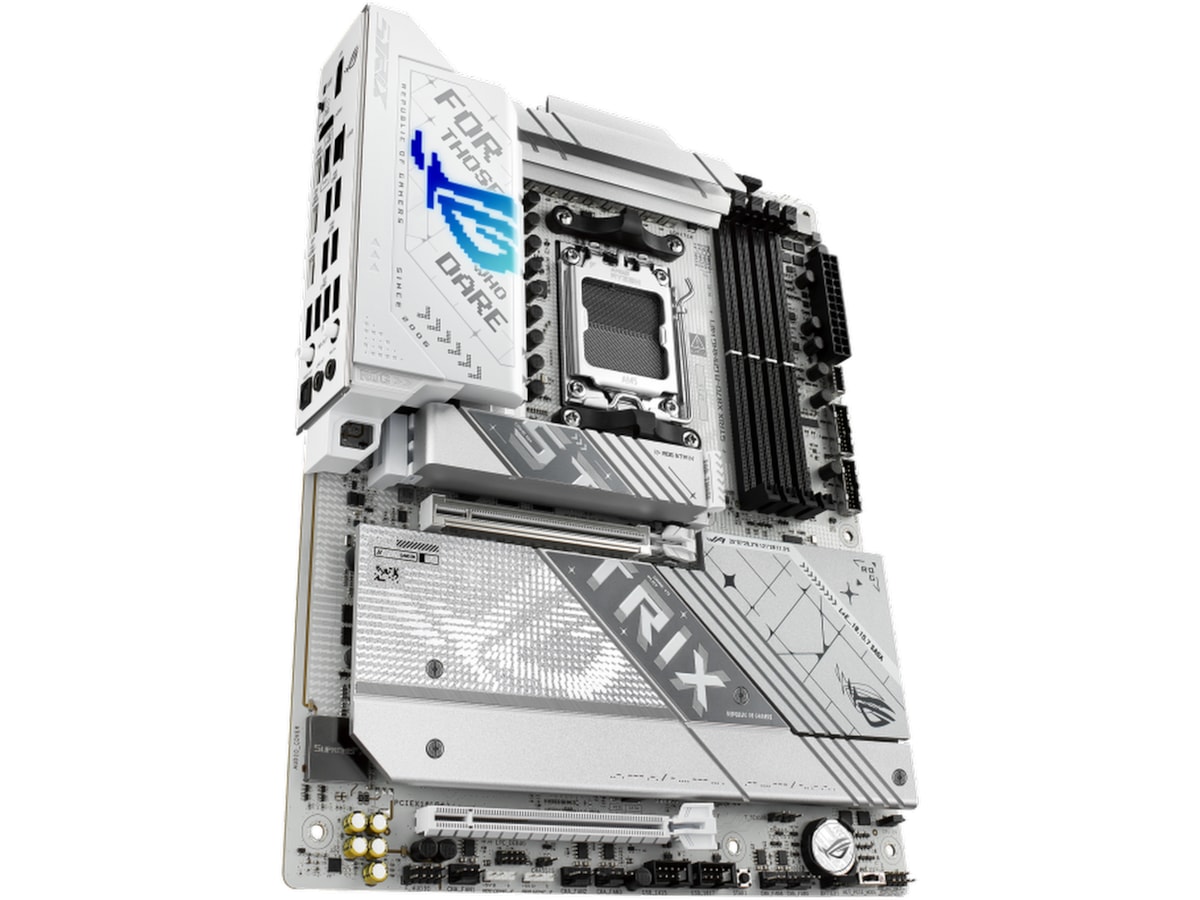 ASUS ROG Strix X870-A GAMING WIFI Moderkort (vit) AMD Socket