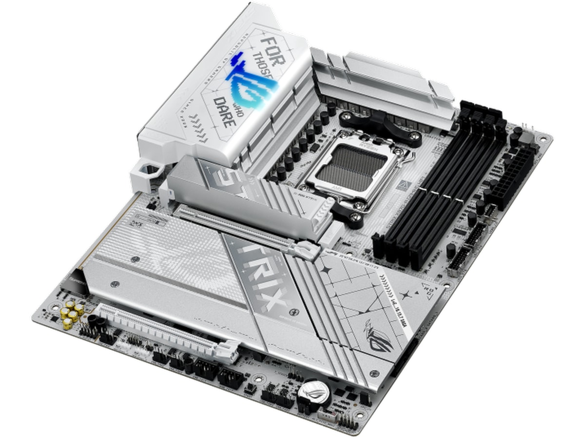 ASUS ROG Strix X870-A GAMING WIFI Moderkort (vit) AMD Socket