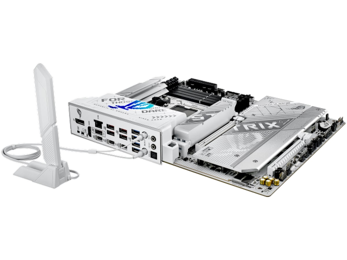 ASUS ROG Strix X870-A GAMING WIFI Moderkort (vit) AMD Socket