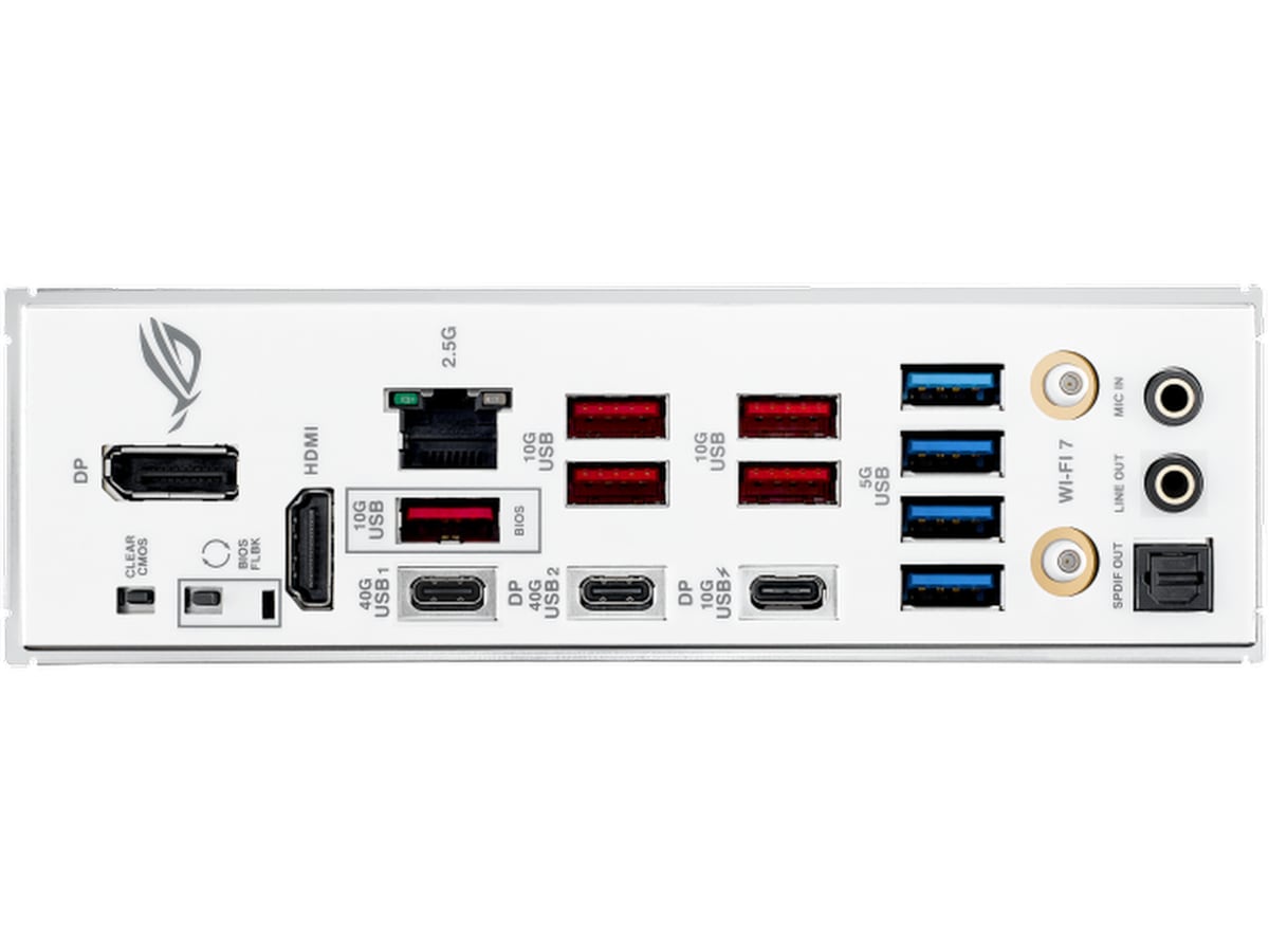 ASUS ROG Strix X870-A GAMING WIFI Moderkort (vit) AMD Socket