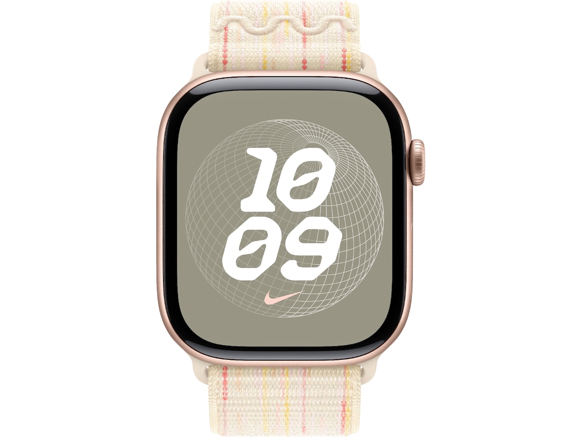 Apple Watch 46mm Nike Sport Loop (starlight/pink) Armband