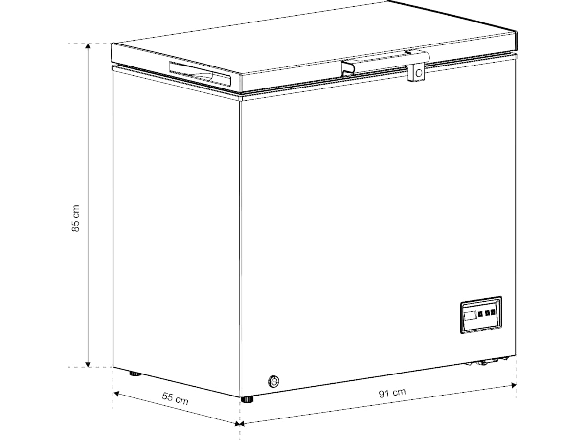 Avant CFZ200WH1 frysbox (vit) Frysbox