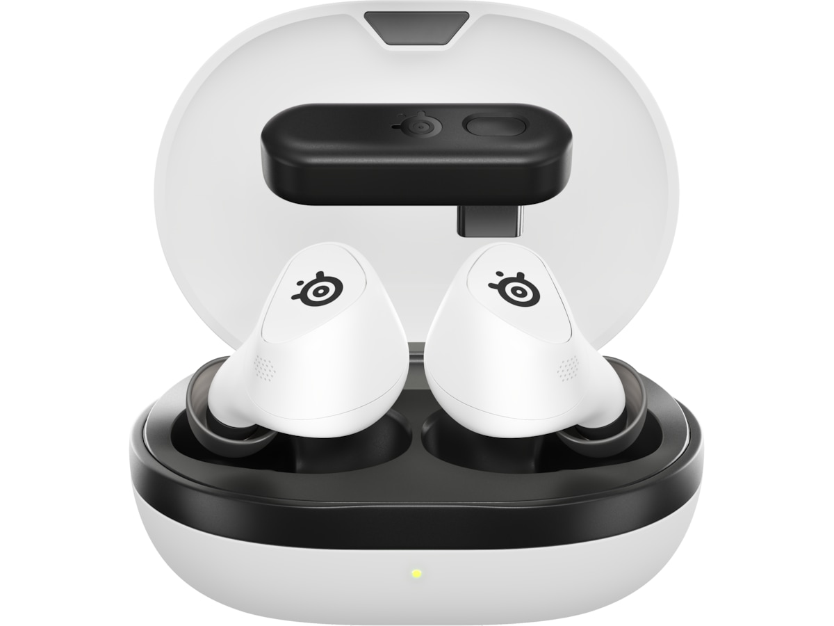 SteelSeries Arctis GameBuds Trådlösa Hörlurar PS5 (vit) Gamingheadset
