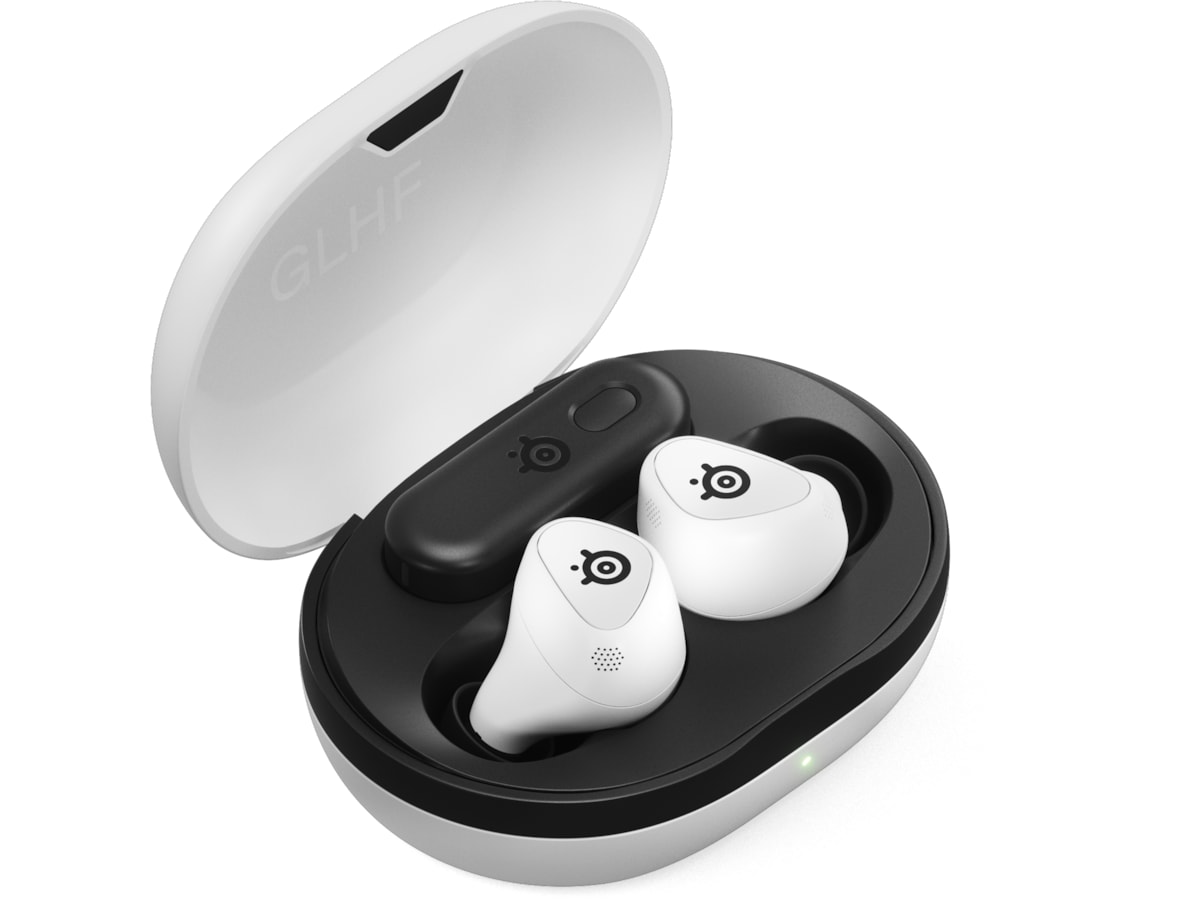 SteelSeries Arctis GameBuds Trådlösa Hörlurar PS5 (vit) Gamingheadset