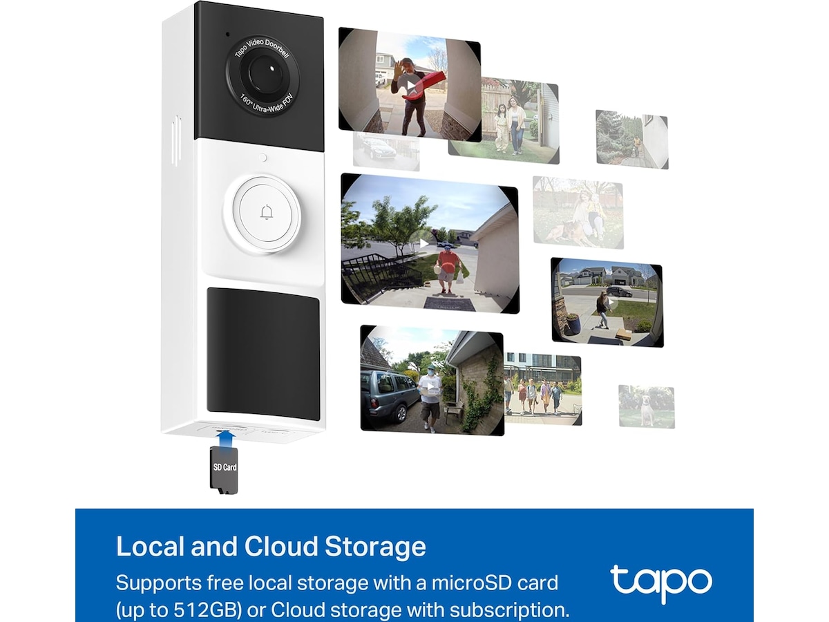 TP-Link Tapo D210 dörrklockakamera Ringklockor