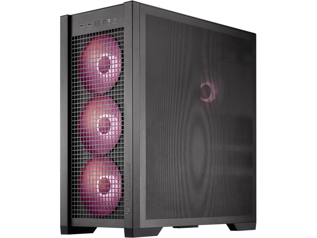 Asus TUF GAMING GT302 TG ARGB Mid Tower (svart) Midi tower