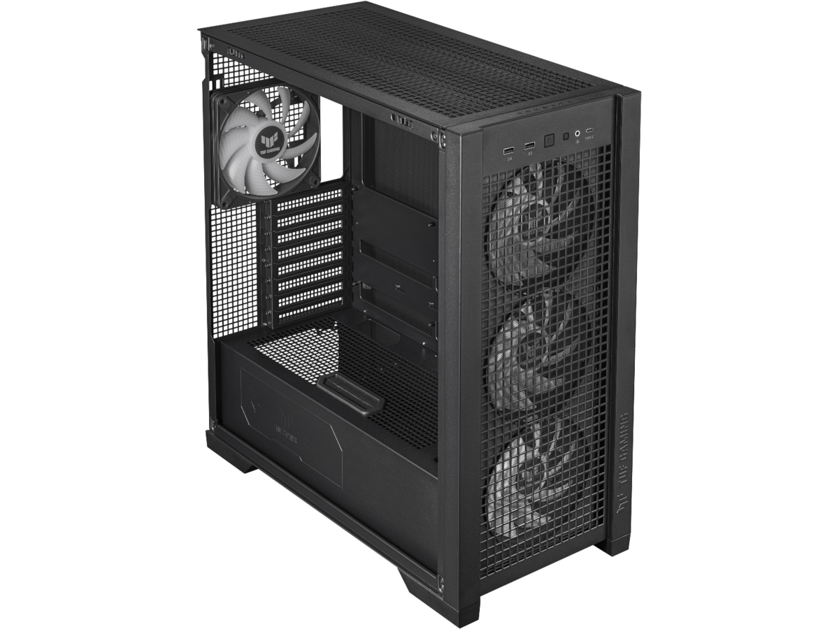 Asus TUF GAMING GT302 TG ARGB Mid Tower (svart) Midi tower