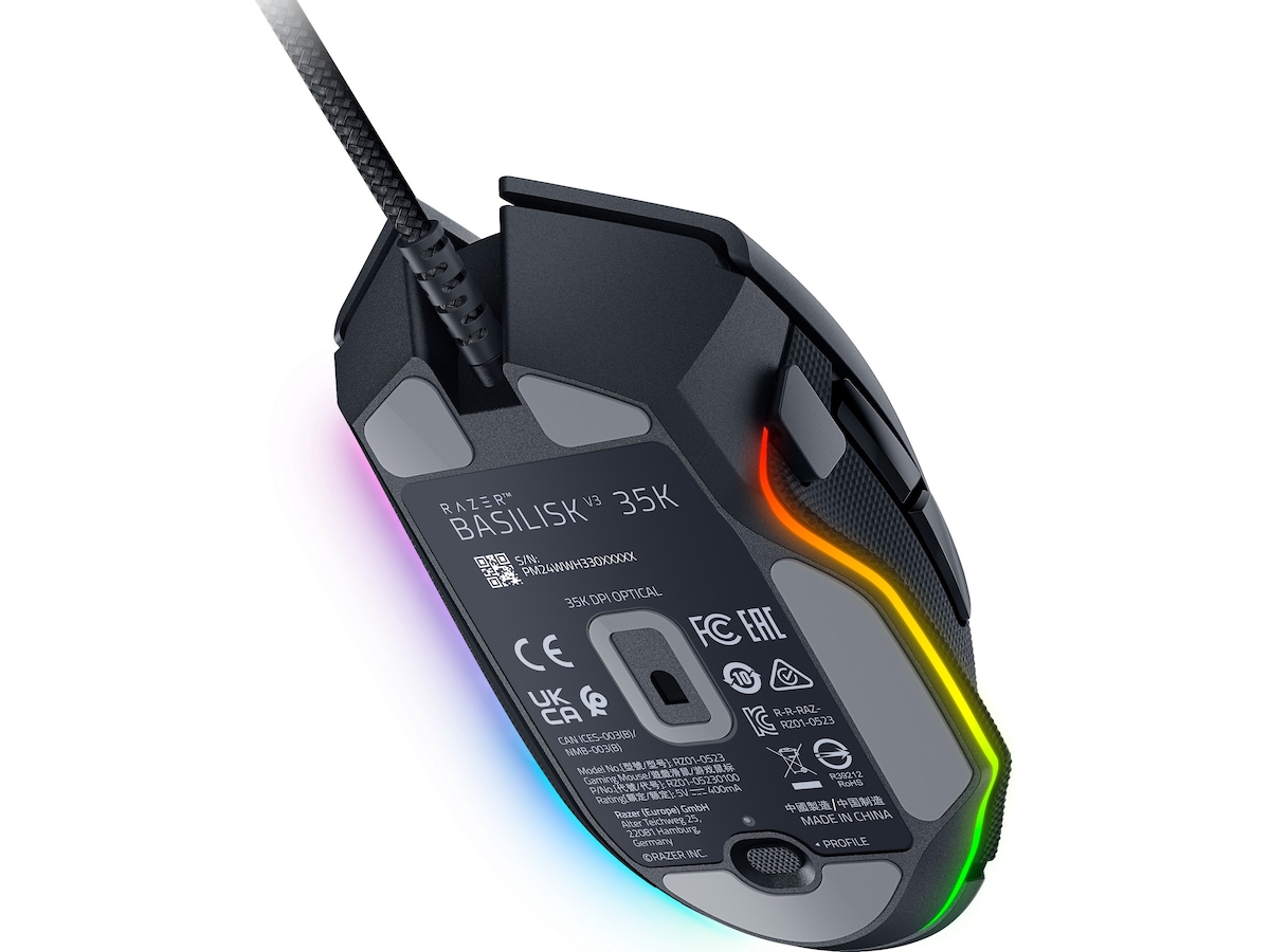 Razer Basilisk V3 35K ergonomisk RGB gaming mus Gamingmus