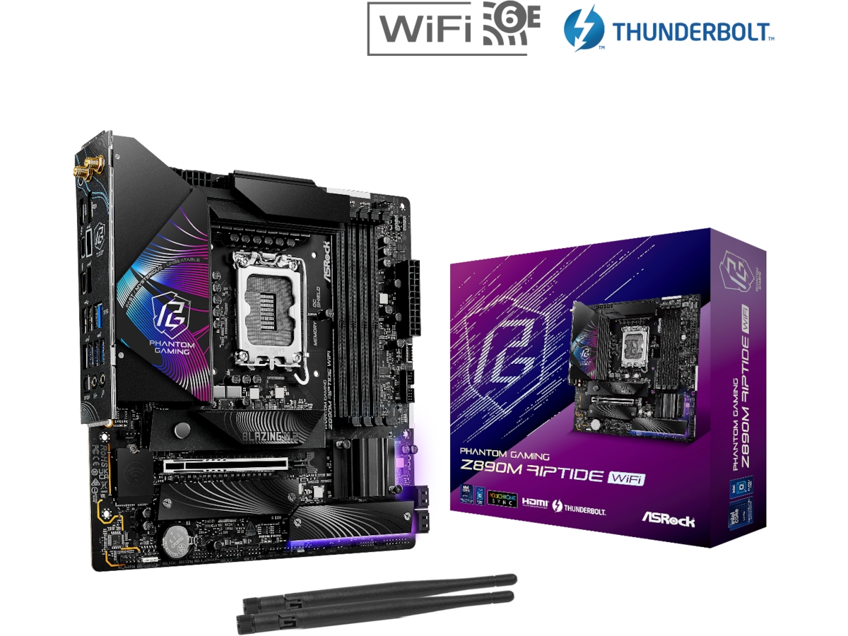 ASRock Z890M RIPTIDE WIFI Hovedkort